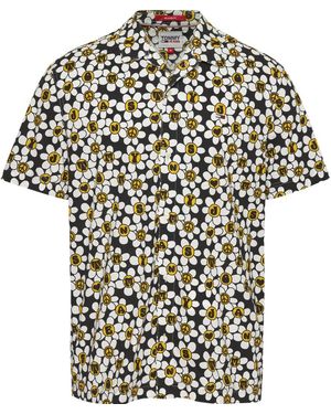 Tommy Hilfiger Short Sleeve Shirts - Black