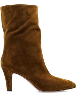Paris Texas Heeled Boots - Marron