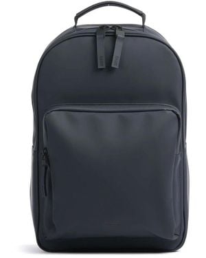 Rains Blauer technischer stoff rucksack
