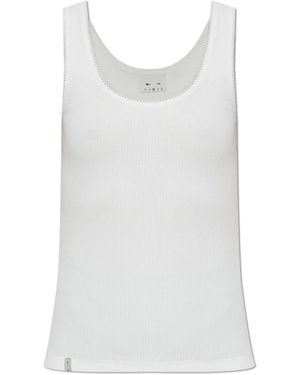 The Upside Tops ,Wit ,Katoen Del Rey Pointelle Top