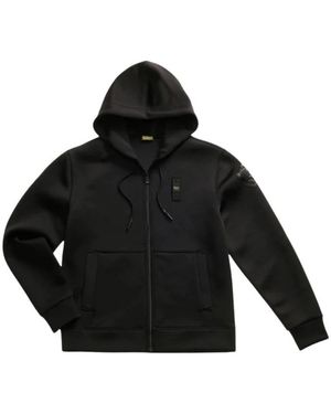 Blauer Zip-Throughs - Negro