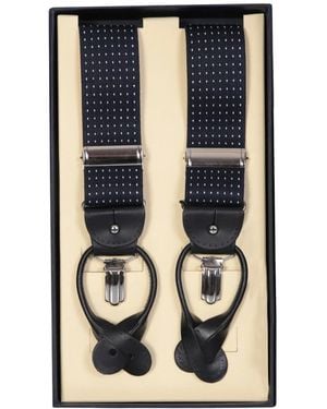 Dell'Oglio Brace35 05 Multic Hosenträger - Schwarz
