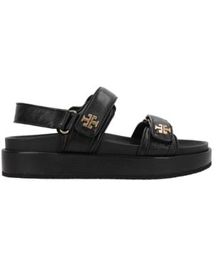 Tory Burch Flat Sandals - Black