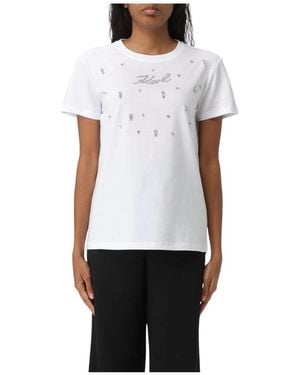 Karl Lagerfeld T-Shirts - Blanc