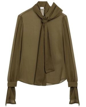 Saint Laurent Blouses - Verde