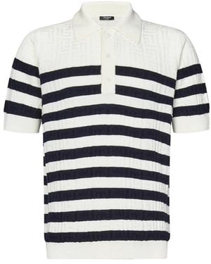 Balmain Polo Shirts - Blue