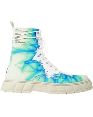 Viron Lace-Up Boots - Blue