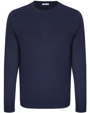 Malo Round-Neck Knitwear - Azul