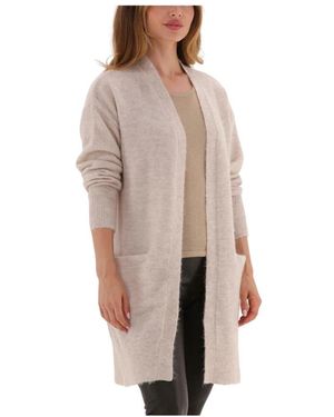 SELECTED Truien & Vesten ,Lulu New Long Cardigan B - Bruin