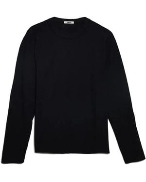 Tekla Lange Mouw Slaap T-Shirt - Zwart