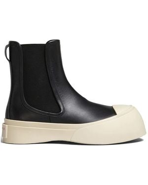 Marni Platform Ankle Boots - Black