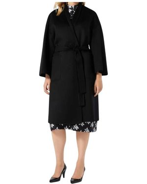 Marina Rinaldi Belted Coats - Nero