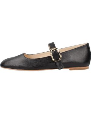 Alpe Ballerinas Mit Schnalle - Schwarz