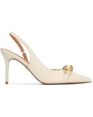Kazar Schoenen ,Leer Slingback Pump - Wit