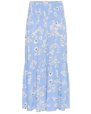 Kaffe Kamaxi Smock Rok - Blauw