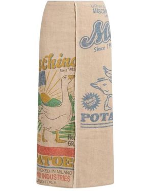 Moschino Midi Skirts - Natural
