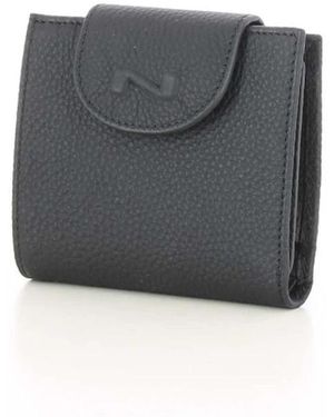 Nathan-Baume Accessoires ,Zwart ,Portefeuilles & Kaarthouders - Grijs