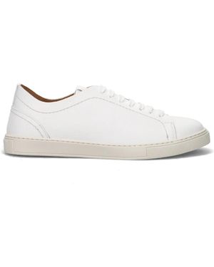 Sangiorgio Scarpe casual in pelle blu - Bianco