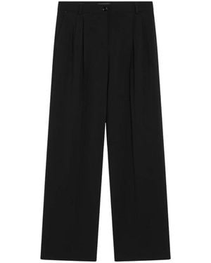 Dolce & Gabbana Wide Trousers - Noir