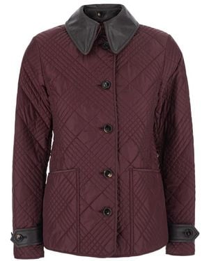 Burberry Jassen ,Rood ,Leer Fernleigh Lth - Paars