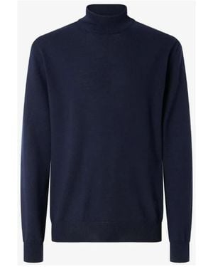 Corneliani Coltrui Met Opstaande Kraag - Blauw
