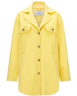 Milestone Chaqueta Safari De Doble Cara Con Solapa, Mujer, Talla - Amarillo