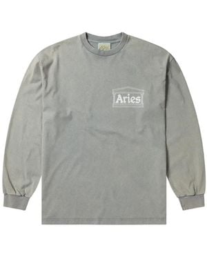Aries Long Sleeve Tops - Gris