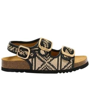 Scholl Flat Sandals - Noir