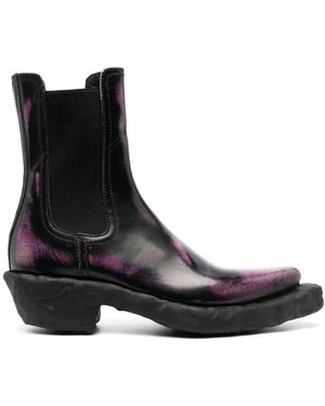 Camper Cowboy & Biker Boots - Black