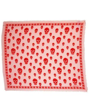McQueen Scarves - Rood