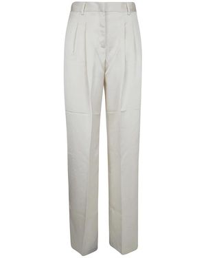 ANDAMANE Broeken ,Leer Nathalie High-Waisted Pants - Grijs