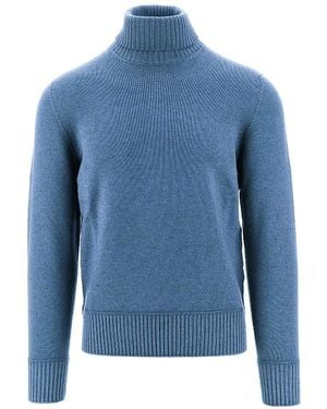 Drumohr Turtlenecks - Blue