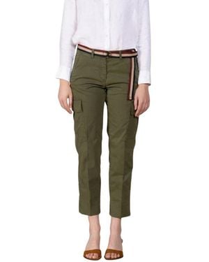 Mason's Cropped Trousers - Green
