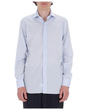 Barba Napoli Casual Shirts - Blue