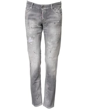 DSquared² Slim Fit Jeans - Gray
