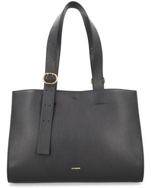 Jil Sander Tassen ,Zwart ,Tote Bags