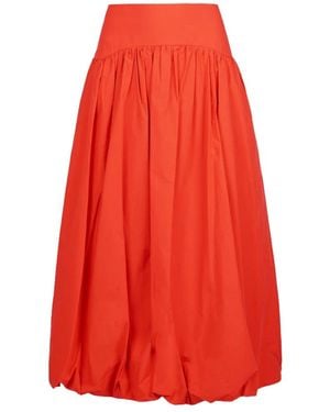 Ottod'Ame Midi Skirts - Red