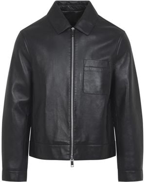 Yves Salomon Leather Jackets - Black
