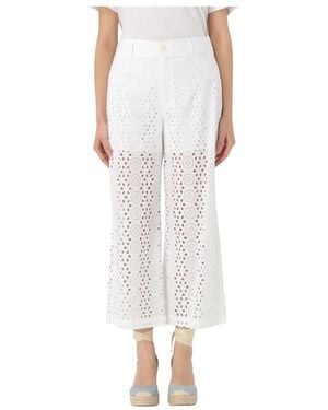 Liu Jo Wide Trousers - Blanco