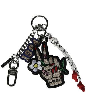 Marc Jacobs Accessoires ,Veelkleurig ,Camp Knot Cluster Bag Charm - Zwart