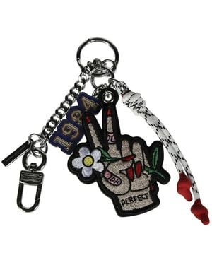 Marc Jacobs Camp Knot Cluster Bag Charm - Schwarz