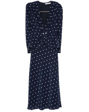 Alessandra Rich Midi Dresses - Blauw