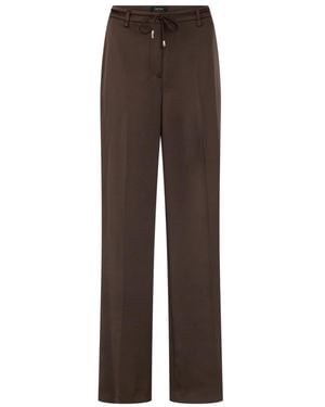 Marc Cain Broeken ,Bruin ,Polyester Warri Wijde Broek