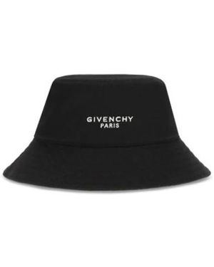 Givenchy Accessoires ,Zwart ,Katoen Paris Bucket Hat