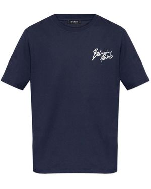 Balmain T-Shirts - Blue