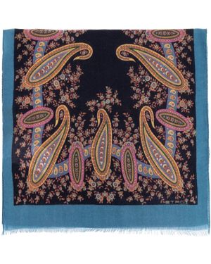Etro Schal Mit Einem Dekorativen Muster - Blau