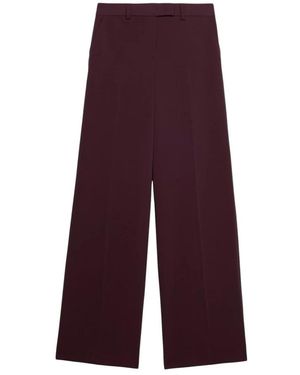 Oltre Broeken ,Rood ,Polyester Palazzo Broek - Paars