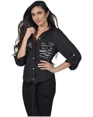 FRANK LYMAN Shirts - Black