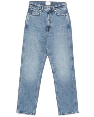 Anine Bing Straight Jeans - Azul