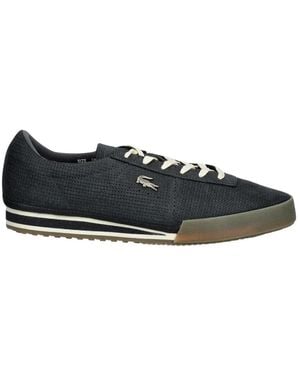 Lacoste Aura Leder-Sneakers - Schwarz